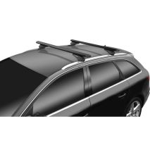 ΜΠΑΡΕΣ ΑΛΟΥΜΙΝΙΟΥ SONIC BLACK 120cm ΣΕ ΜΑΥΡΟ ΧΡΩΜΑ ΓΙΑ ΟΡΟΦΗ ΜΕ FLUSH ΚΑΙ RAISED RAILS MENABO - 2 ΤΕΜ. Auto Moto Tyres 