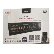 RADIO 1 DIN DUAL USB/FM/SD/MP3/WMA/BLUETOOTH 180W ΜΕ ΕΠΙΛΟΓΗ ΦΩΤΙΣΜΟΥ 3 ΧΡΩΜΑΤΩΝ & ΧΕΙΡΙΣΤΗΡΙΟ OSIO - 1 τεμ. Auto Moto Tyres 