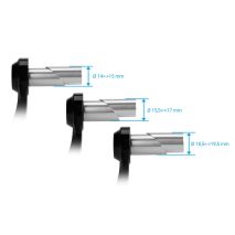 ΠΡΟΣΤΑΤΕΥΤΙΚΟ ΜΑΝΕΤΑΣ ΦΡΕΝΟΥ MOTO 14>19,5mm ΑΛΟΥΜΙΝΙΟΥ ΜΑΥΡΟ/ΑΣΗΜΙ ΧΡΩΜΑ PARAXITE - 1 ΤΕΜ. Auto Moto Tyres 