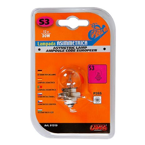 ΛΑΜΠΑ ΑΛΟΓΟΝΟΥ S3 12V/30W P26s Auto Moto Tyres 