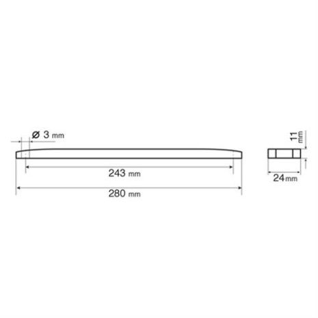 Φως Θέσεως 24V 12LED 28cm Κόκκινο Αδιάβροχο Auto Moto Tyres 