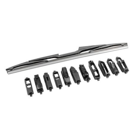 ΥΑΛΟΚΑΘΑΡΙΣΤΗΡΑΣ ΓΙΑ ΠΙΣΩ ΤΖΑΜΙ ONE FIT 35cm (14 INCH) ΜΕ 11 ΑΝΤΑΠΤΟΡΕΣ -1 ΤΕΜ Auto Moto Tyres 