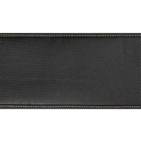 ΚΑΛΥΜΜΑ ΤΙΜΟΝΙΟΥ ΦΟΡΤΗΓΟΥ 44/46cm (M) SKIN-COVER ΜΑΥΡΟ ΜΕ ΜΠΕΖ ΡΑΦΗ ΕΛΑΣΤΙΚΟ 2mm ΠΑΧΟΣ Auto Moto Tyres 