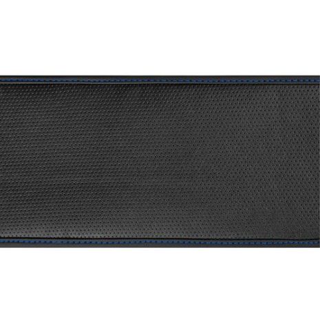 ΚΑΛΥΜΜΑ ΤΙΜΟΝΙΟΥ ΦΟΡΤΗΓΟΥ 49/51cm (XL) SKIN-COVER ΜΑΥΡΟ ΜΕ ΜΠΛΕ ΡΑΦΗ ΕΛΑΣΤΙΚΟ 2mm ΠΑΧΟΣ Auto Moto Tyres 