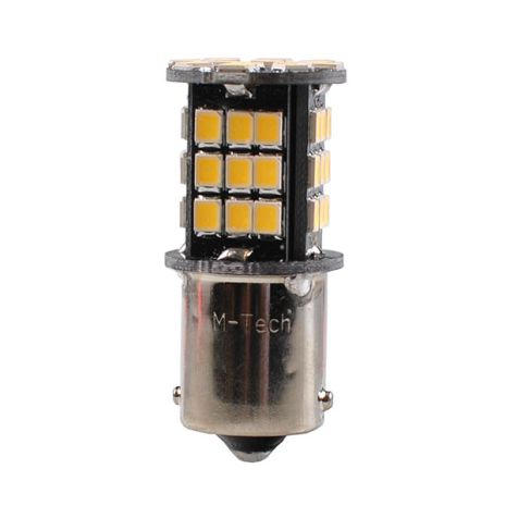 BA15s 48xSMD2835 CANBUS 12V ΛΕΥΚΟ Auto Moto Tyres 