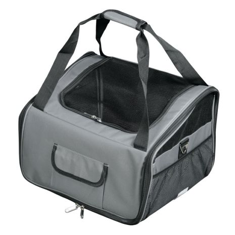 ΤΣΑΝΤΑ ΜΕΤΑΦΟΡΑΣ/ ΚΑΘΙΣΜΑ (ΚΟΥΤΙ) ΑΥΤΟΚΙΝΗΤΟΥ ΣΚΥΛΟΥ CAR PETS KENNEL 2 in 1 (S) 40x38x28cm ΜΕ ΛΟΥΡΙ ΔΕΣΙΜΑΤΟΣ Auto Moto Tyres 