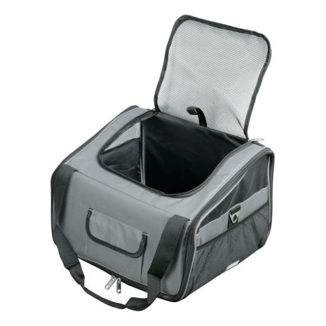 ΤΣΑΝΤΑ ΜΕΤΑΦΟΡΑΣ/ ΚΑΘΙΣΜΑ (ΚΟΥΤΙ) ΑΥΤΟΚΙΝΗΤΟΥ ΣΚΥΛΟΥ CAR PETS KENNEL 2 in 1 (S) 40x38x28cm ΜΕ ΛΟΥΡΙ ΔΕΣΙΜΑΤΟΣ Auto Moto Tyres 
