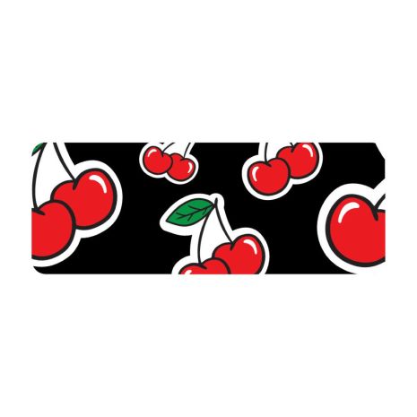 ΚΑΛΥΜΜΑ ΤΙΜΟΝΙΟΥ SKIN-COVER CHERRY-CILIEGE(ΚΕΡΑΣΙΑ) 38/40cm(M) ΜΑΥΡΟ ΕΛΑΣΤΙΚΟ ΠΟΛΥΕΣΤΕΡΙΚΟ 2mm ΠΑΧΟΣ Auto Moto Tyres 