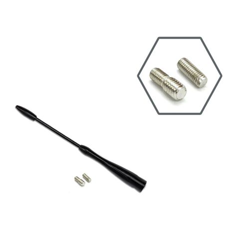 ΚΕΡΑΙΑ ΑΛΟΥΜΙΝΙΟΥ ΑΝΤΜ04 16cm ΜΕ 2 ΑΝΤΑΠΤΟΡΕΣ 5-6mm AMiO - 1 ΤΕΜ. Auto Moto Tyres 