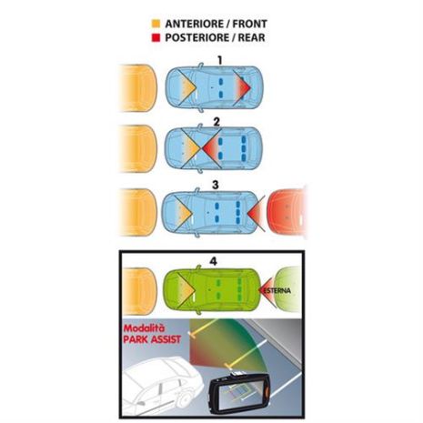 Κάμερα Αυτοκινήτου DVR-4 με οθόνη 1080PIXEL 2,7 INCH LCD και σύστημα παρκαρίσματος 12V 88x54x37mm Auto Moto Tyres 