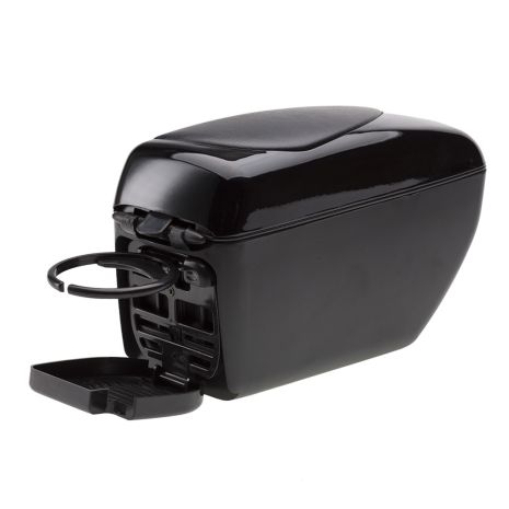 ΤΕΜΠΕΛΗΣ SMALL ΜΑΥΡΟΣ ΠΛΑΣΤΙΚΟΣ ΜΕ ΕΝΣΩΜΑΤΩΜΕΝΗ ΠΟΤΗΡΟΘΗΚΗ 16x11x30cm ΜΕ UNIVERSAL ΒΑΣΗ ΣΤΗΡΙΞΗΣ Auto Moto Tyres 