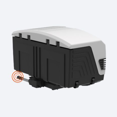 ΜΠΑΓΚΑΖΙΕΡΑ ΚΟΤΣΑΔΟΡΟΥ 400 LT TOWBOX V3 ARCTIC WHITE (ΛΕΥΚΟ) ΜΕ LED ΦΑΝΑΡΙΑ Auto Moto Tyres 