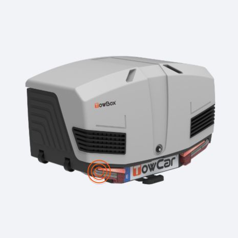 ΜΠΑΓΚΑΖΙΕΡΑ ΚΟΤΣΑΔΟΡΟΥ 400 LT TOWBOX V3 CLASSIC GREY (ΓΚΡΙ) ΜΕ LED ΦΑΝΑΡΙΑ Auto Moto Tyres 