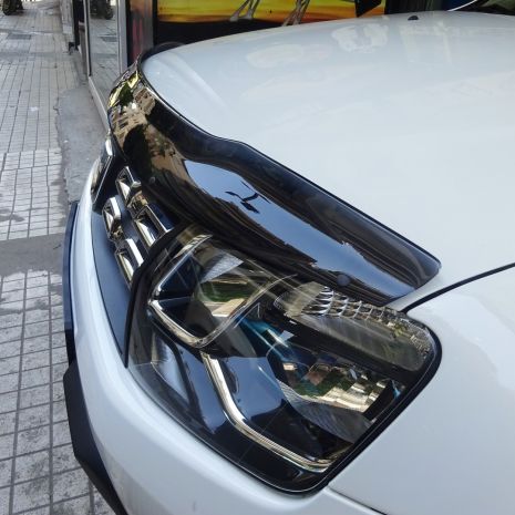 ΑΝΕΜΟΘΡΑΥΣΤΗΣ ΚΑΠΩ ΑΥΤΟΚΙΝΗΤΟΥ ΓΙΑ DACIA DUSTER 2010-2018 ΑΠΟ ΕΥΚΑΜΠΤΟ ΦΙΜΕ ΠΛΑΣΤΙΚΟ HEKO - 1 ΤΕΜ. Auto Moto Tyres 