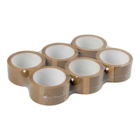 ΤΑΙΝΙΑ ΣΥΣΚΕΥΑΣΙΑΣ ΚΑΦΕ ΑΥΤΟΚΟΛΛΗΤΗ ΓΙΑ ΑΜΠΑΛΑΖ 50mmX66m  LAMPA - 6 ΤΕΜ Auto Moto Tyres 