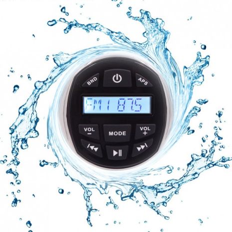 HASDA MP3 PLAYER 113 mm- 5V-4X40W ΜΕ ΡΑΔΙΟΦΩΝΟ/USB/BLUETOOTH (ΑΔΙΑΒΡΟΧΟ/ΣΤΡΟΓΓΥΛΟ/ΜΑΥΡΟ ΧΡΩΜΙΟΜΕΝΟ ΔΑΧΤΥΛΙΔΙ) Auto Moto Tyres 