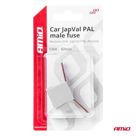 ΑΣΦΑΛΕΙΑ JapVal PAL ΑΡΣΕΝΙΚΗ 62mm 120A ΣΕ ΛΕΥΚΟ ΧΡΩΜΑ AMIO - 1 Τεμ. Auto Moto Tyres 