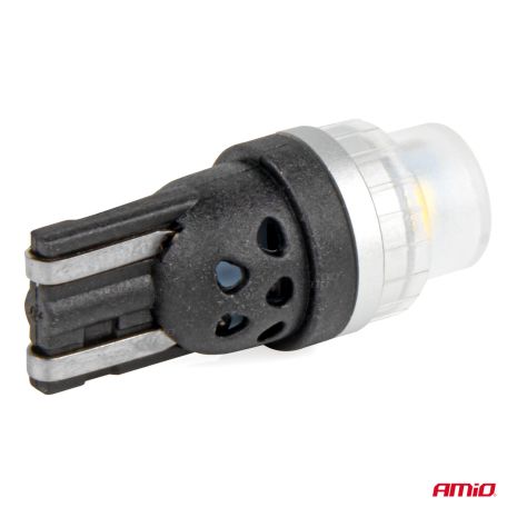 ΛΑΜΠΑΚΙΑ T10 W5W 12/24V 2x3020 SMD LED ΛΕΥΚΟ PURE LIGHT SERIES AMIO - 2 Τεμ. Auto Moto Tyres 