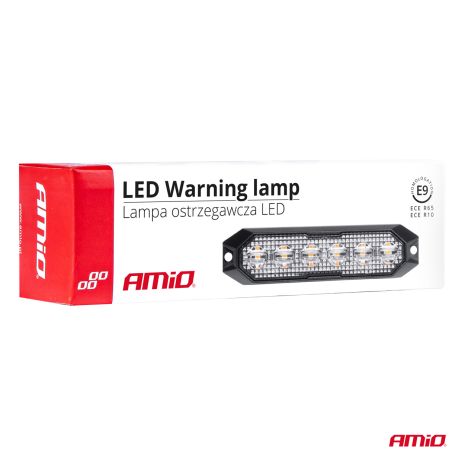 ΣΤΡΟΜΠΟ 12/24V 6xSMD LED 18W (6x3W) R65 R10 IP68 IP6K9K 122x30mm ΑΜΙΟ - 1 ΤΕΜ. Auto Moto Tyres 
