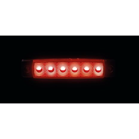 ΦΩΣ ΟΓΚΟΥ 9>32V 6 LED ΚΟΚΚΙΝΟ ΧΡΩΜΑ 95,6x19,8mm ΜΕ ΕΓΚΡΙΣΗ ΤΥΠΟΥ E148 LAMPA -  20 Τεμ. Auto Moto Tyres 