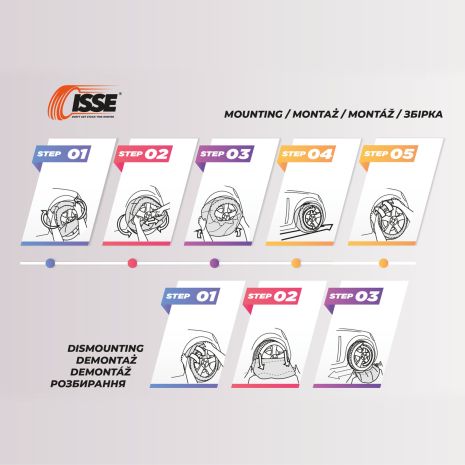 ΑΝΤΙΟΛΙΣΘΗΤΙΚΑ ΠΑΝΙΑ ΧΙΟΝΙΟΥ ISSE EASYSOCK LARGE - 2 ΤΕΜ. Auto Moto Tyres 