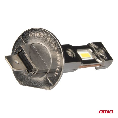 ΛΑΜΠΕΣ LED H1 12V 60W 6.000K 5.600lm +400% CAN-BUS HYBRID SERIES AMIO - 2 τεμ. Auto Moto Tyres 