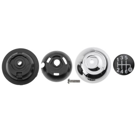 ΠΟΜΟΛΟ ΤΑΧΥΤΗΤΩΝ ΜΑΡΚΕ ΜΕ ΕΝΔΕΙΞΗ 6 ΤΑΧΥΤΗΤΩΝ ΣΕ ΧΡΩΜΙΟ-ΑΣΗΜΙ-ΜΑΥΡΟΧΡΩΜΑ ΓΙΑ FIAT 500 ABARTH 2007+ NTY - 1 ΤΕΜ. Auto Moto Tyres 