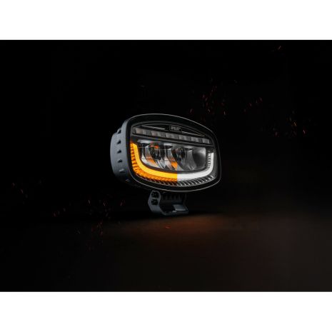 ΠΡΟΒΟΛΕΑΣ ΜΕ ΠΟΡΤΟΚΑΛΙ LED ΦΛΑΣ GLARE OVAL-PRO DEMON LINE 10>30V 51 LED 60W 3500lm 247x175x93mm LAMPA - 1 ΤΕΜ. Auto Moto Tyres 