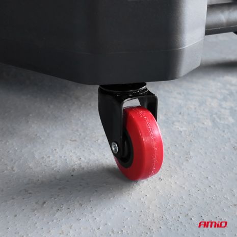 ΛΕΚΑΝΗ/ΕΡΓΑΛΕΙΟΘΗΚΗ ΑΠΟΘΗΚΕΥΣΗΣ ΕΡΓΑΛΕΙΩΝ/ΕΞΑΡΤΗΜΑΤΩΝ ΜΕ ΡΟΔΑΚΙΑ 44x41x6cm AMIO - 1 τεμ. Auto Moto Tyres 