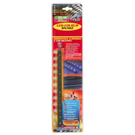 TAINIA ΣΕ ΠΛΑΣΤΙΚΗ ΒΑΣΗ 18 LED 12V 38 cm ΠΟΡΤΟΚΑΛΙ-1 ΤΕΜ. Auto Moto Tyres 