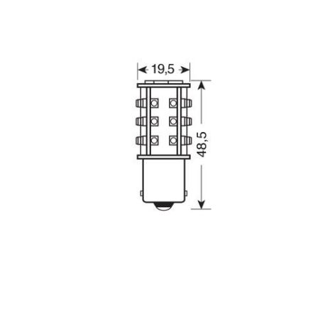 P21W 24/28V BA15s HYPER-LED 39 Auto Moto Tyres 