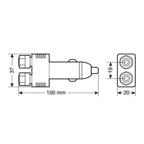 ΑΝΤΑΠΤΟΡΑΣ ΑΝΑΠΤΗΡΑ ΜΠΑΝΑΝΑ 12/24V 10A Auto Moto Tyres 