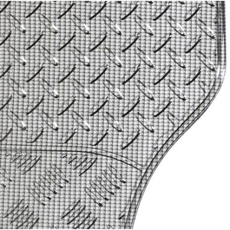 Πατάκια Universal Λάστιχο Χρώμιο - Carbon 4τμχ 65x44cm + 40x33cm Auto Moto Tyres 