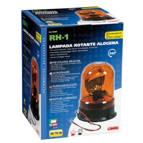 Φάρος RH-1 12V/24V Βιδωτός Πορτοκαλί 130x195mm Auto Moto Tyres 