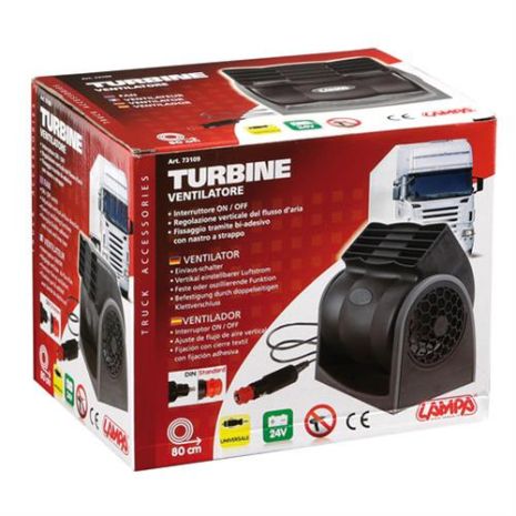 ΑΝΕΜΙΣΤΗΡΑΣ TURBINE 24V (2 ΤΑΧΥΤΗΤΩΝ) 19x23cm Auto Moto Tyres 