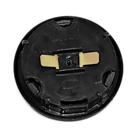 ΜΠΟΥΤΟΝ ΚΟΡΝΑΣ ΤΙΜΟΝΙΟΥ 2 ΕΠΑΦΩΝ ARGENTO LUISI 61,5 mm (ΧΡΩΜΙΟ/ΜΑΥΡΟ) Auto Moto Tyres 