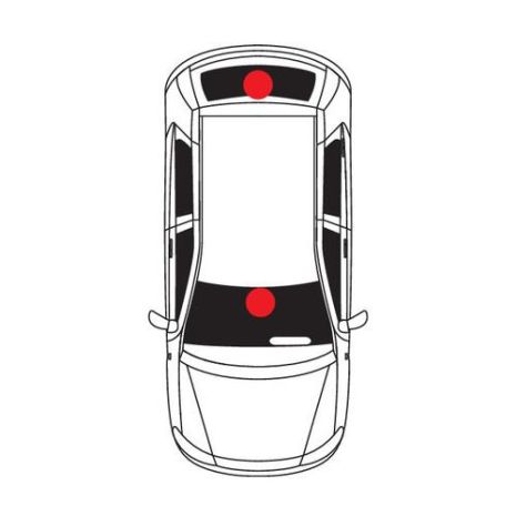 ΚΕΡΑΙΑ ΕΣΩΤΕΡΙΚΗ ΗΛΕΚΤΡΟΝΙΚΗ 12V AM/FM ΑΥΤΟΚΟΛΛΗΤΗ ΜΕ ΚΑΛΩΔΙΟ 200cm Auto Moto Tyres 