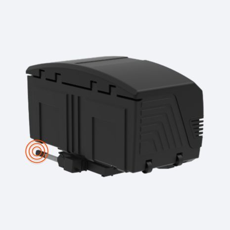 ΜΠΑΓΚΑΖΙΕΡΑ ΚΟΤΣΑΔΟΡΟΥ 400 LT TOWBOX V3 URBAN BLACK (ΜΑΥΡΟ) ΜΕ LED ΦΑΝΑΡΙΑ Auto Moto Tyres 