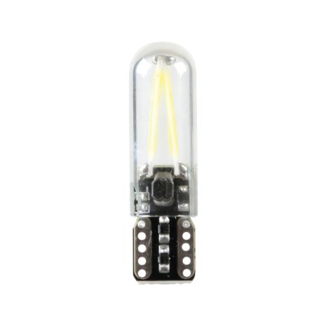 T10 W5W 9>32V W2,1x9,5d 6.500K 110lm 2COB LED ΛΕΥΚΟ (ΚΑΡΦΩΤΟ-ΔΙΠΛΗΣ ΠΟΛΙΚΟΤΗΤΑΣ) 2ΤΕΜ. Auto Moto Tyres 