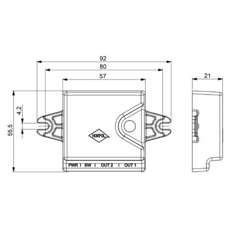 ΠΛΑΚΕΤΑ ΣΥΓΧΡΟΝΙΣΜΟΥ CONTROL UNIT ΜΕ ΤΗΛΕΧΕΙΡΙΣΜΟ ΓΙΑ ΦΩΤΑ ΠΡΟΕΙΔΟΠΟΙΗΣΗΣ HOR78 Auto Moto Tyres 
