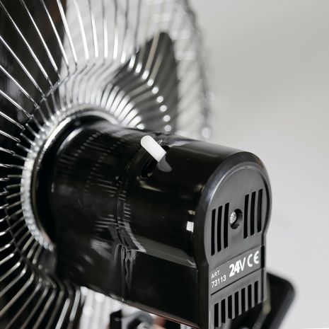 ΑΝΕΜΙΣΤΗΡΑΣ JUMBO 10 INCH 24V 12W Φ25cm 2 ΤΑΧΥΤΗΤΩΝ ΜΕ ΦΙΣ ΑΝΑΠΤΗΡΑ 200cm ΚΑΙ ΜΑΝΤΑΛΑΚΙ Auto Moto Tyres 