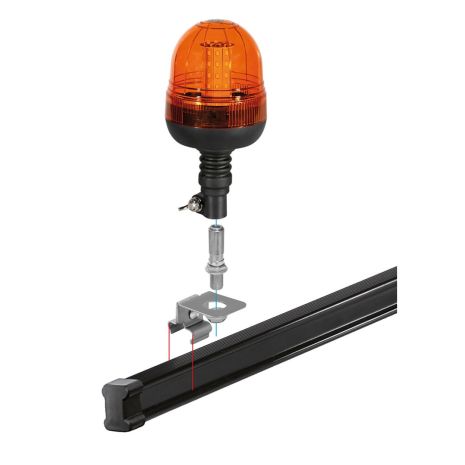 ΑΝΤΑΠΤΟΡΑΣ ΓΙΑ ΒΑΣΗ ΣΤΗΡΙΞΗΣ ΦΑΡΟΥ ΓΙΑ ΜΠΑΡΕΣ ΟΡΟΦΗΣ KARGO ΣΙΔΕΡΕΝΙΕΣ NORDRIVE -1ΤΕΜ. Auto Moto Tyres 