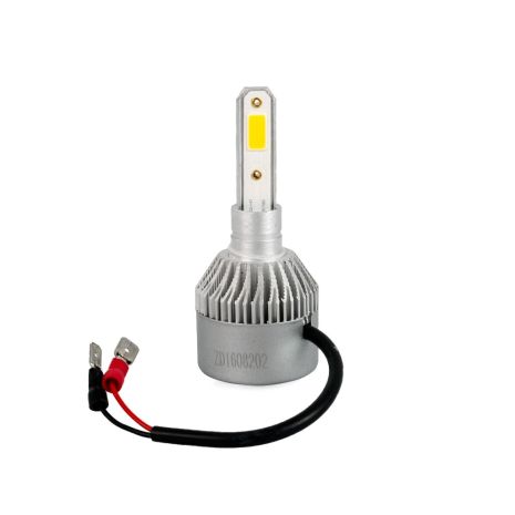 H3 LED SET C6 12/24V 6.500K 10.000lm 80W ΛΑΜΠΑ ΜΕ COB EPISTAR 1021 LED ΚΑΙ ΑΝΕΜΙΣΤΗΡΑΚΙ M-TECH - 2 ΤΕΜ. Auto Moto Tyres 