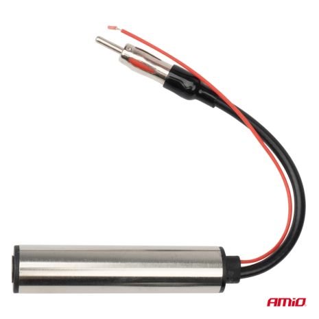 ΕΝΙΣΧΥΤΗΣ ΣΗΜΑΤΟΣ ΚΕΡΑΙΑΣ DIN 12V/24V - AM/FM  AMIO - 1 τεμ. Auto Moto Tyres 