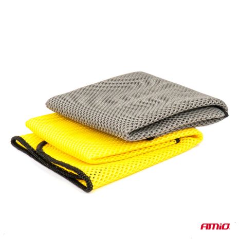 ΠΑΝΑΚΙ ΚΑΘΑΡΙΣΜΟΥ UNIVERSAL ΜΙΚΡΟΦΙΜΠΡΑ 40x40cm 280gr/m2 AMIO - 1 σετ. Auto Moto Tyres 