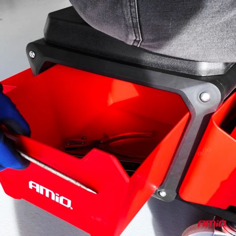 ΣΚΑΜΠΟ ΕΡΓΑΣΙΑΣ ΜΕ ΑΠΟΘΗΚΕΥΤΙΚΟ ΧΩΡΟ ΕΡΓΑΛΕΙΩΝ ΚΑΙ ΡΟΔΑΚΙΑ 135kg MAX  - 1 ΤΕΜ. Auto Moto Tyres 