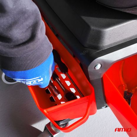 ΣΚΑΜΠΟ ΕΡΓΑΣΙΑΣ ΜΕ ΑΠΟΘΗΚΕΥΤΙΚΟ ΧΩΡΟ ΕΡΓΑΛΕΙΩΝ ΚΑΙ ΡΟΔΑΚΙΑ 135kg MAX  - 1 ΤΕΜ. Auto Moto Tyres 