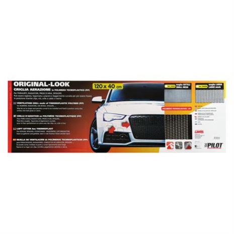 Σίτα Πλαστική - Μαύρη Κυψελωτή SMALL 8x18mm 120x40cm Auto Moto Tyres 