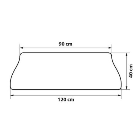 ΠΡΟΣΤΑΤΕΥΤΙΚΟ ΚΑΛΥΜΜΑ  ΠΡΟΦΥΛΑΚΤΗΡΑ ΠΟΛΥΕΣΤΕΡΙΚΟ ΥΛΙΚΟ BUMPER PROTECTOR (ΑΔΙΑΒΡΟΧΟ) 120 X 40 cm Auto Moto Tyres 