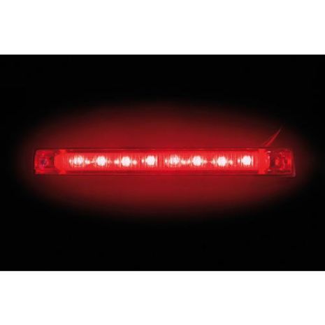 ΦΩΣ ΟΓΚΟΥ 8LED ΚΟΚΚΙΝΟ 12/24V 150mm ΑΔΙΑΒΡΟΧΟ 1ΤΕΜ. Auto Moto Tyres 